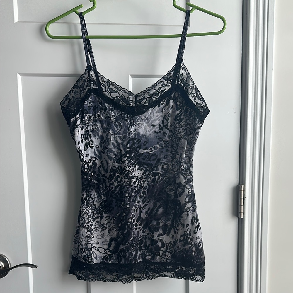 Chic Black Lace Camisole